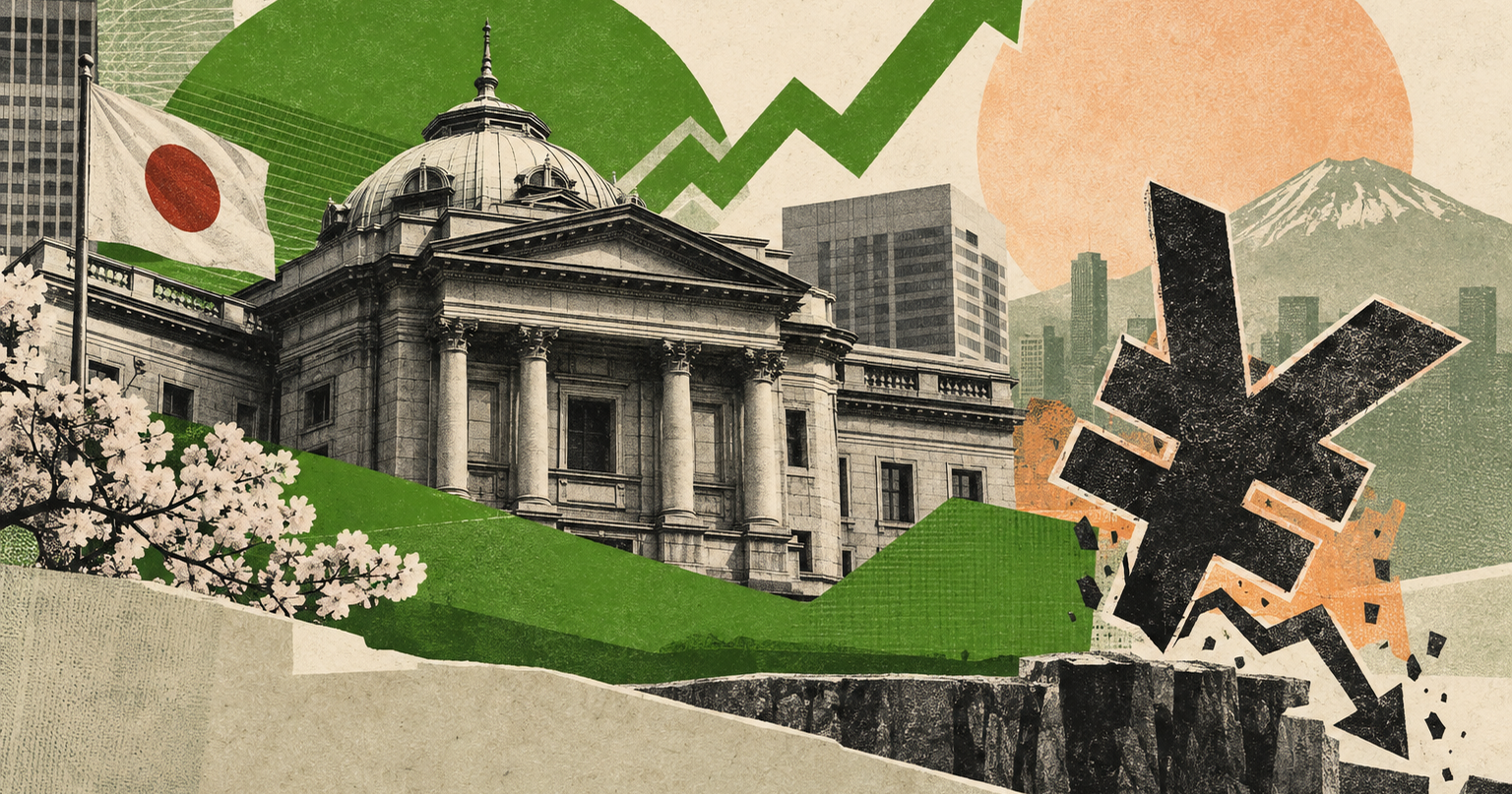 BoJ Hikes to a 31-Year High of 1.25%, Then Two Dissents Knock the Yen to a Two-Week Low