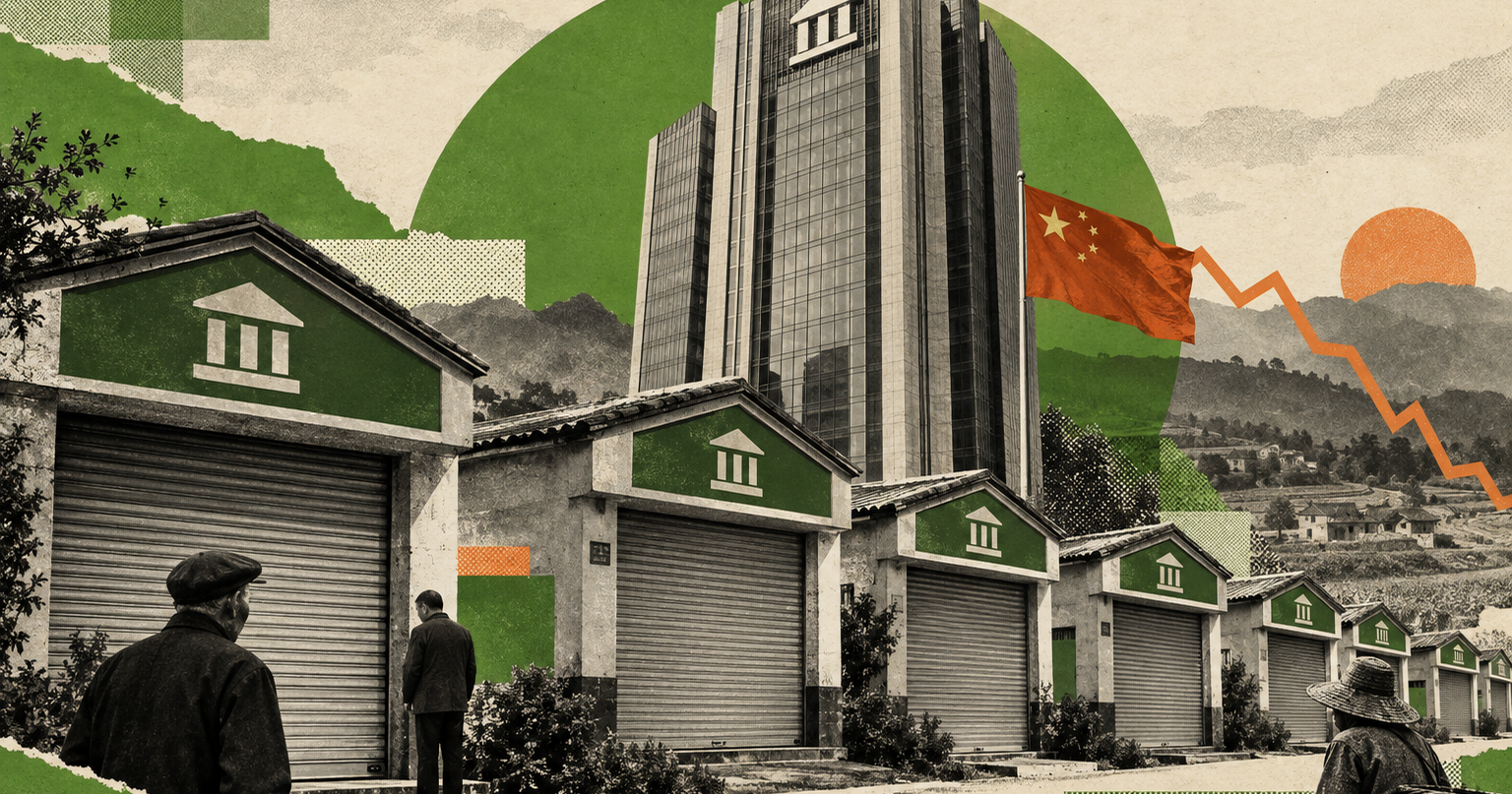 China Shut Down a Record 670 Banks in One Year, Nearly One in Four Lenders, as Its Rural Banks Buckle