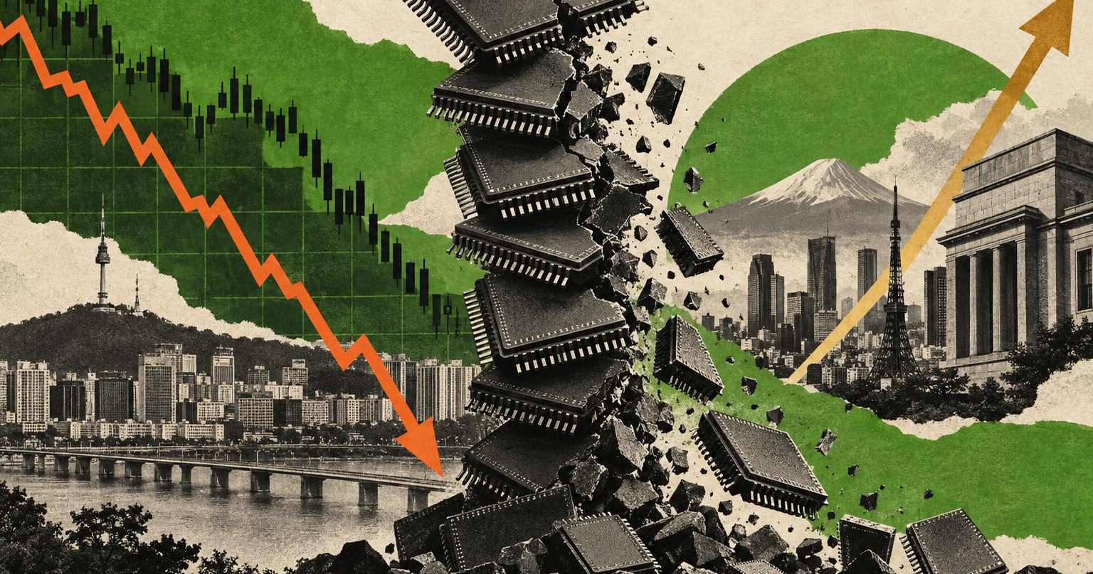 The AI Trade Cracks as Korea's KOSPI Plunges 6% and Samsung Sinks 10% on Fears of Costlier Money