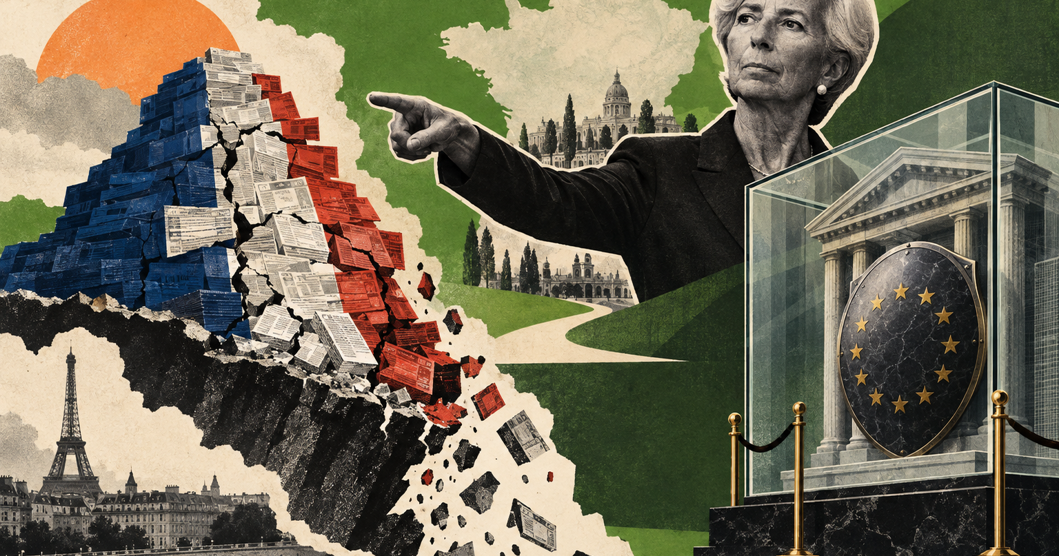 Lagarde Told Markets France Must Fix Its Debt Crisis at Home, and the ECB Will Not Ride to the Rescue