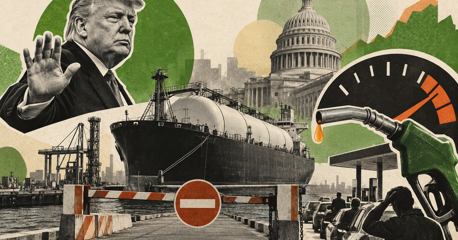 Trump Backs Halting US Diesel Exports as Record Pump Prices Spark Midterm Panic at Home