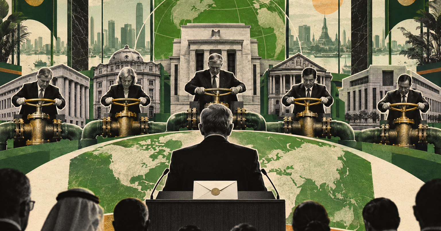 Warsh Refuses to Tip the Fed's Next Move and Tells the World's Central Banks There Are No Free Riders