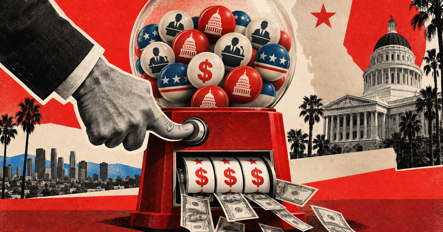 California fines paid political posts