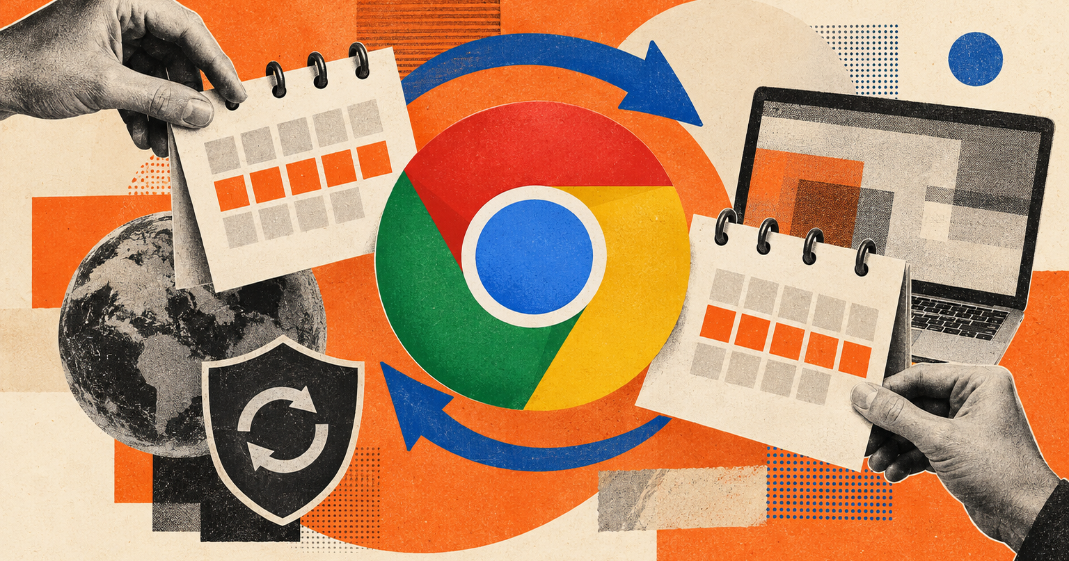 Chrome moves to a two-week release cycle