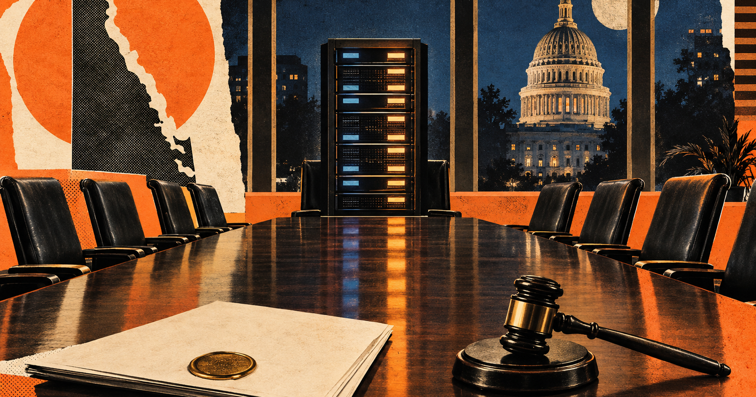 Delaware Wants Companies Run by AI Agents With No Human Liable, and a Top Republican Just Demanded the Files
