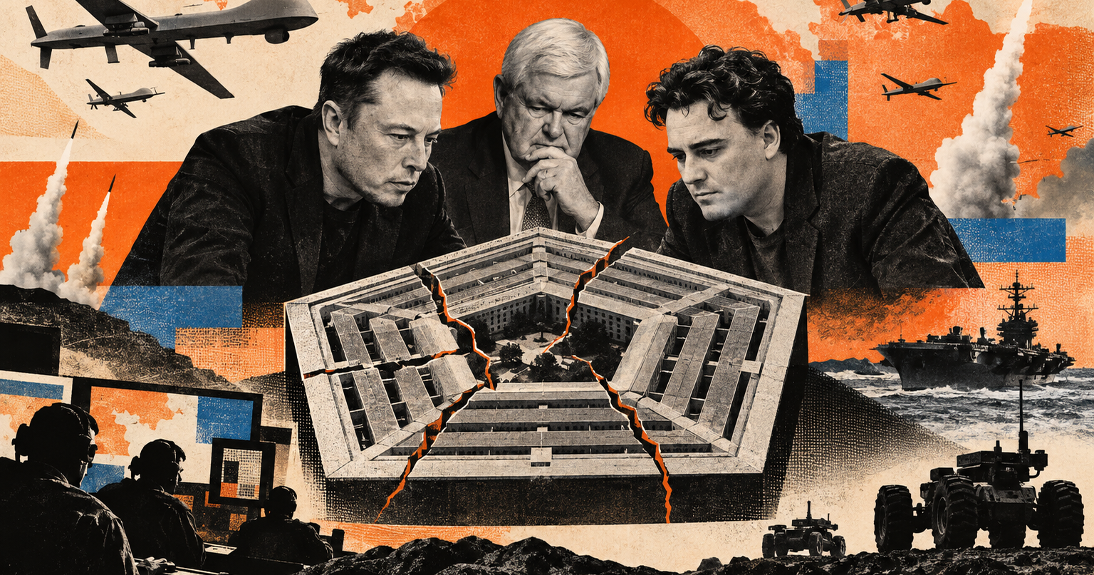 Pentagon Taps Musk Luckey and Gingrich to Design Future Wars While Their Firms Win Contracts