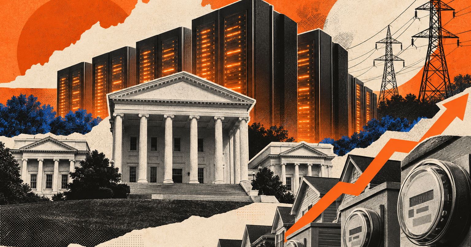 Virginia Moves to Ban Secret AI Data Center Deals as Neighbors Fight Rising Power Bills
