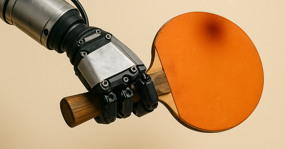 ☕️ Sony robot beats elite table tennis players