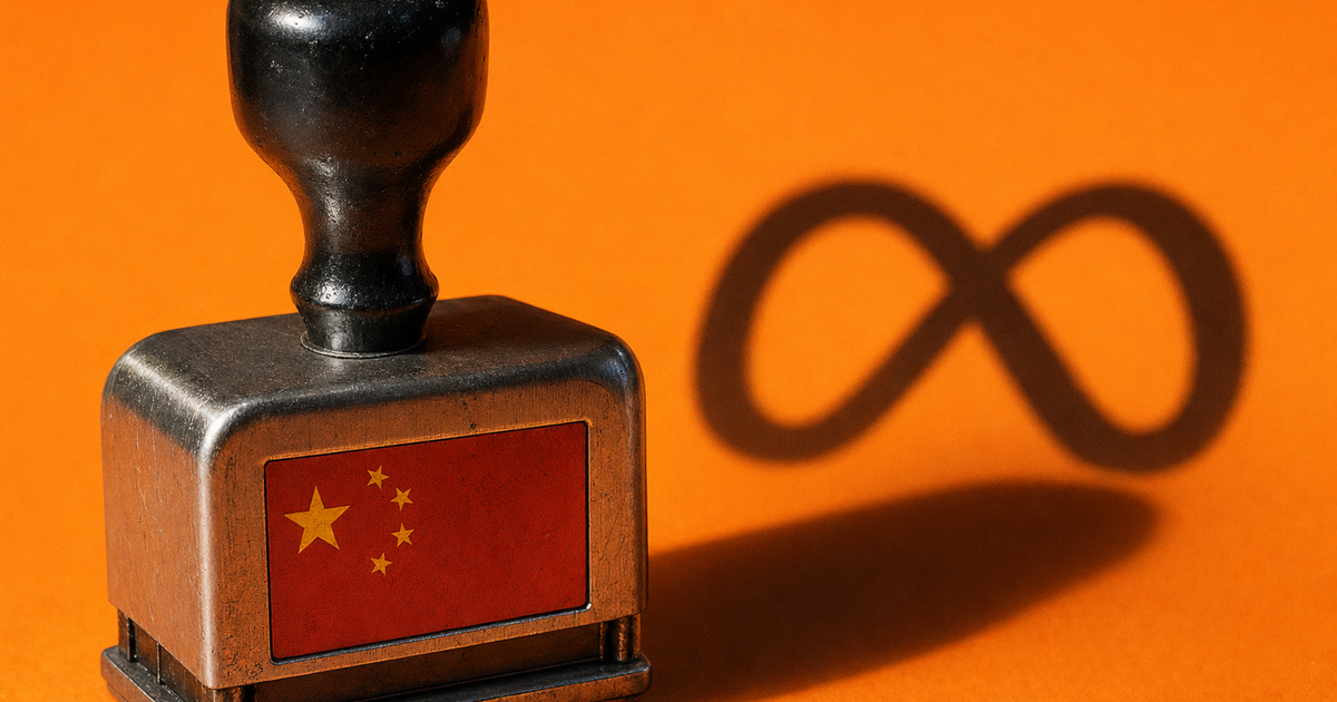 ☕️ China blocks Meta's $2B Manus acquisition