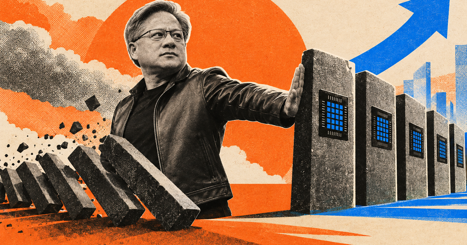 Nvidia's Huang vows to prevent AI slowdown